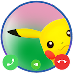 Cover Image of ダウンロード videocall Poke Pika with you - Fake video call 1 APK