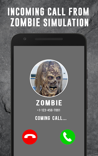 Android application Zombie Fake Video Call Prank screenshort