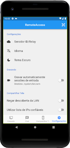 RemoteAccess Screen 3