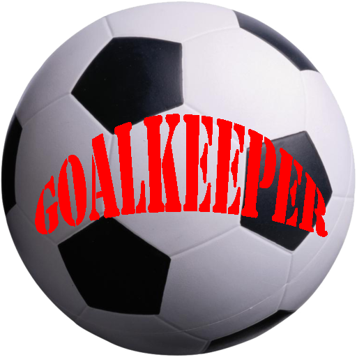 Sports: football goalkeeper logo