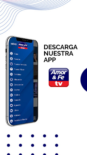 Android application Amor & Fe TV screenshort
