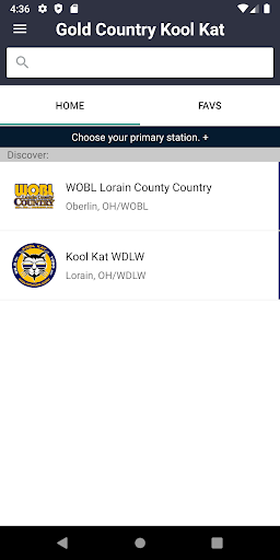 Android application Gold Country Kool Kat screenshort