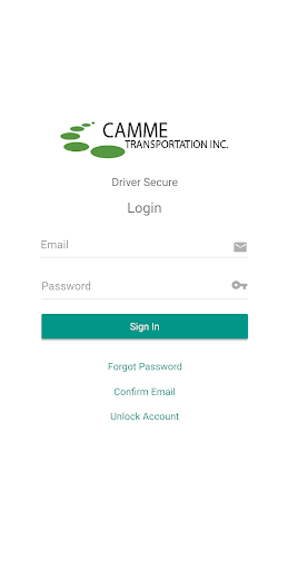 Android application Camme Driver screenshort