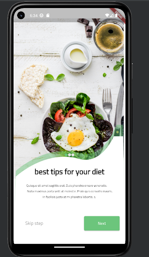 Android application Dr-Nutrition screenshort