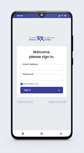 Android application Tinywell Healthcare Services screenshort
