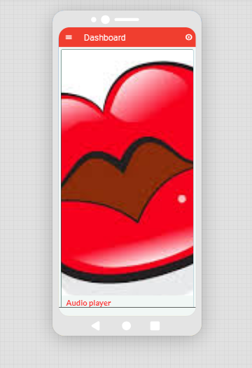 Android application Kissing sounds screenshot