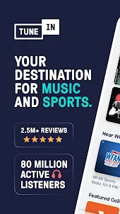 TuneIn Radio: Music & Sports