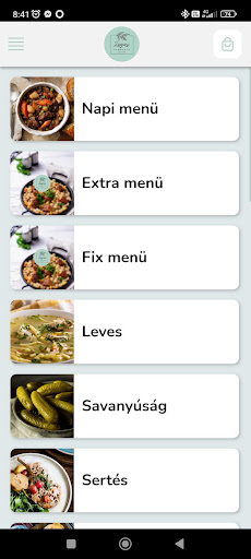 Android application Lugas Vendéglő screenshort
