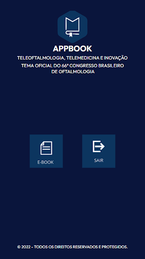 Android application TELEOFTALMOLOGIA TELEMEDICINA screenshort