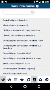Favorite Hymns/Hymnals Premium Screenshot