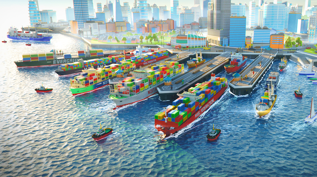 Port City: Ship Tycoon 2.8.0 APK + Mod (Remove ads / Free purchase / No Ads) for Android
