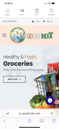 Android application GoGetIndia screenshort