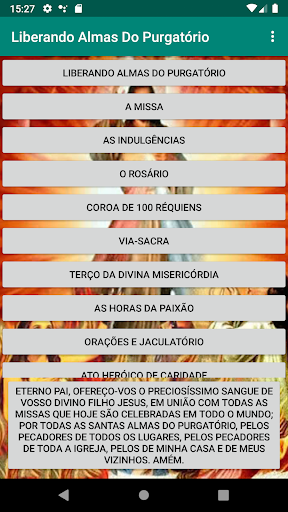 Visualização do aplicativo