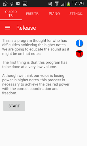 Android application Vox Tools: Learn to Sing screenshort