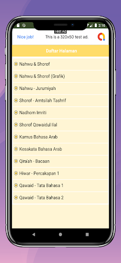 Nahwu Shorof Screen 2