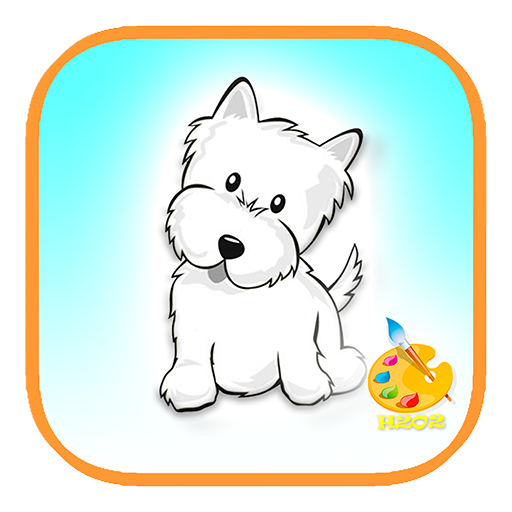 Puppy Coloring Pages. Scarica su Windows
