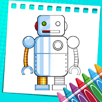 Mister Robot Coloring Book