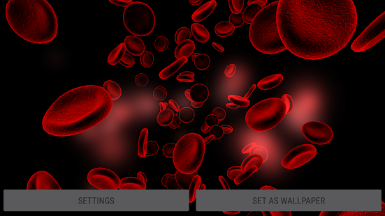 Blood Cells 3D Live Wallpaper Ekran görüntüsü