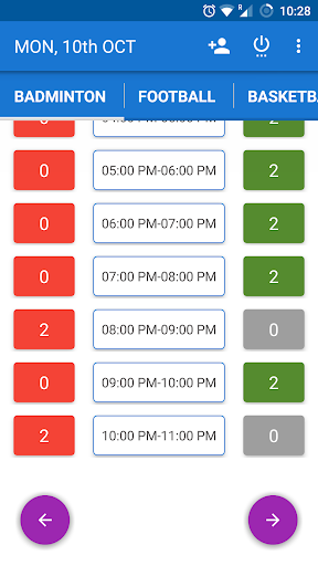 Venue Partner Interface Screen 2