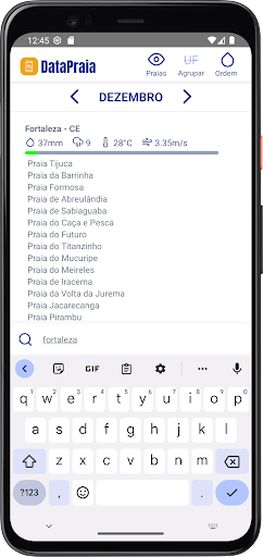 DataPraia | Chuvas nas praias Screen 3