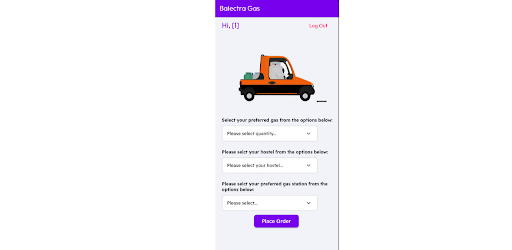 Android application Balectra Gas screenshort