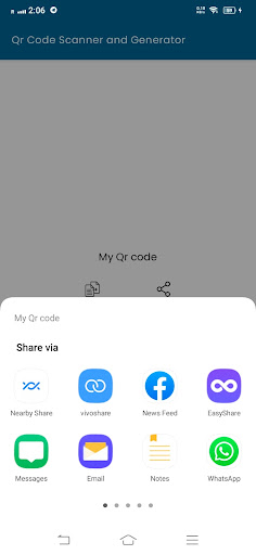 Qr Code Scanner and Generator Screen 3