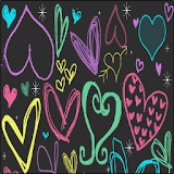 GO SMS Girly Hearts Theme icon