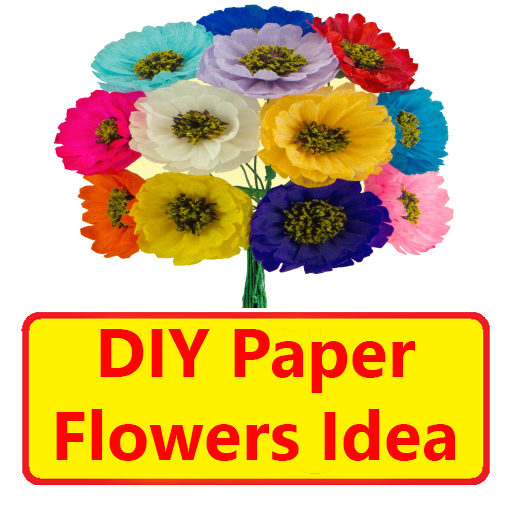 DIY Paper Flowers Idea logo