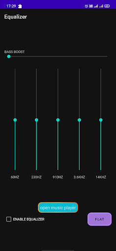 Android application Equalizer screenshort
