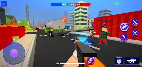 Pixel Wars: Jeux de Tir FPS 3D