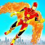 Cover Image of Download Flying Police Robot Fire Hero: Gangster Crime City 22 APK
