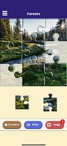 Android application Forests Puzzle screenshort