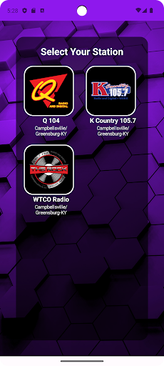 Android application CampbellsvilleGreensburg Radio screenshort