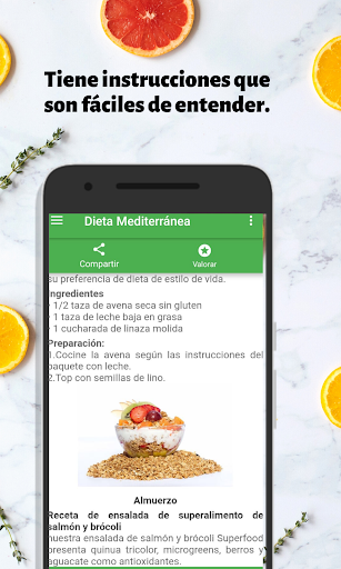Dieta Mediterránea con recetas