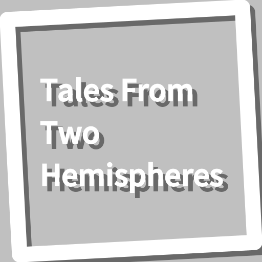 Book, Tales From Two Hemispher logo