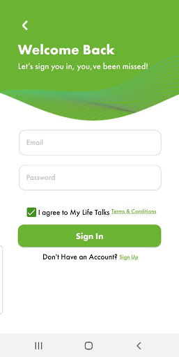 My Life Talks Screen 2