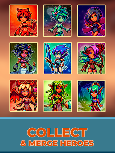 Screenshot of Idle Pixel Heroes: Idle Merger