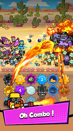 Game screenshot Zombie Defense: Gear Merge apk download