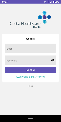 Android application Cerba HealthCare screenshort