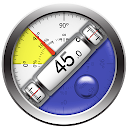 Clinometer  +  bubble level