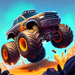 Cover Image of ดาวน์โหลด Monster Car Unlimited-ปิดการแข่งขัน  APK