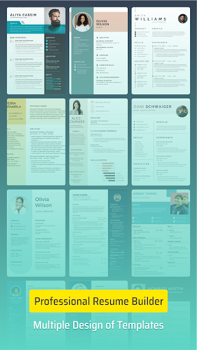 Android application CV Maker & Resume Builder screenshort