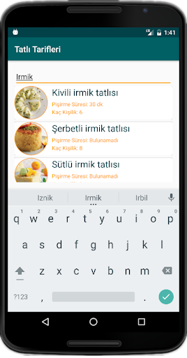 İnternetsiz Tatlı Tarifleri Screen 3