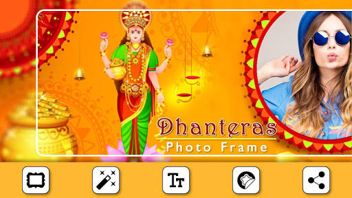 Happy Dhanteras Photo Frame