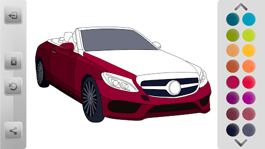Captura 2 Juego de Colorear Mundo Carros android