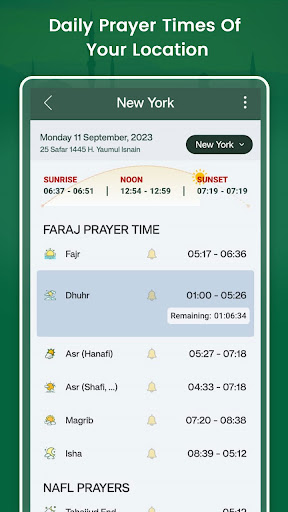 Muslim Dawah Quran Prayer Time Screen 2