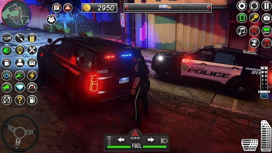 شرطة سيارة القيادة سيارة ألعاب
