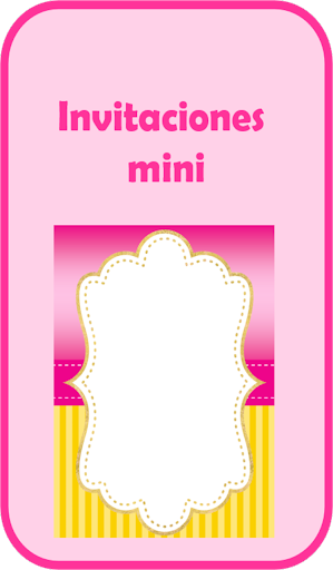 Android application Invitaciones Mini screenshort