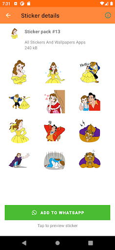 Princess Stickers - WASticker
