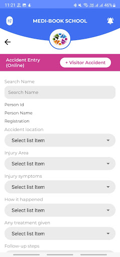 Android application MEDI-BOOK screenshort